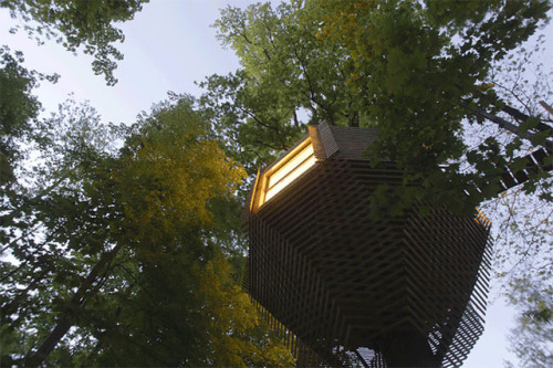 archatlas:      ORIGIN Tree House  Atelier LAVIT have designed the ORIGIN Tree House for their clients in France who wanted to have a unique cabin.ORIGIN is an exceptional cabin, a unique and tailor-made project. The architectural challenge for Atelier