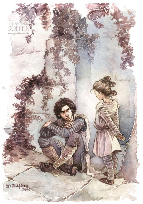 sassy-goldenleafe:Ben and little Rey