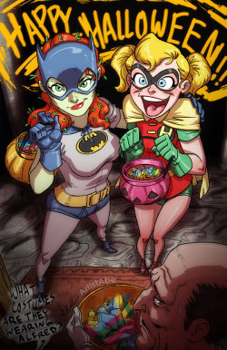 comixbookgurl:  Happy Halloween by ArtistAbe 