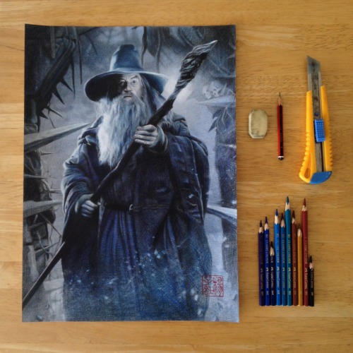 nitefise-art: In case anyone was interested in the colours I used for these Bilbo | Gandalf&nbs