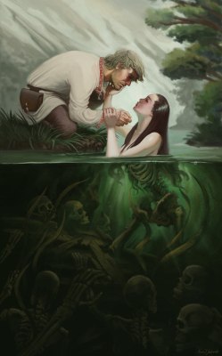 lumannn:  ignissannat:  Mermaid and human  SOURCE: http://nerqu.digart.pl/ 