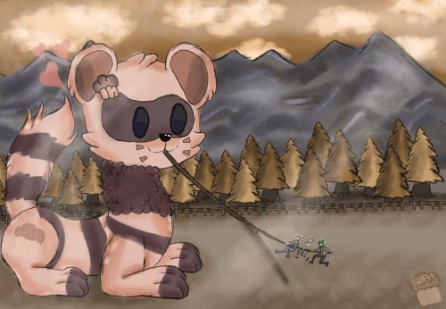 Tug A War Between Giant And Tinies!