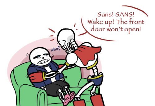 captainjerkface:  Papyrus realized that the town’s name is a pun and is freaking out. 