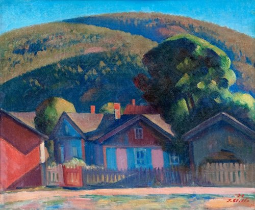 myfairynuffstuff:Ilmari Aalto (1891-1934) - Näkymä Suursaarelta. Oil on canvas.