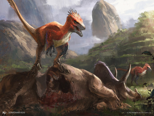 commandtower:  Ixalan Dinosaur Artwork Some fantastic saurian artwork from the upcoming set. Artist credits for each are in the captions. 