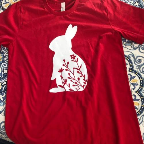 Just got the bunny shirt in red and it’s beautiful! I absolutely love the color, it’s such a beautif