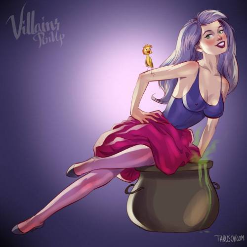 Porn pinuparena:    “Disney Villains Pin-Ups” photos