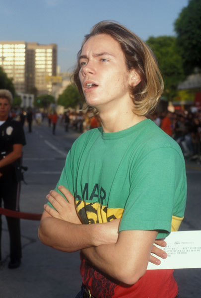 standbyphoenix:  River faces at the premier of ‘Batman’ (May 1989).