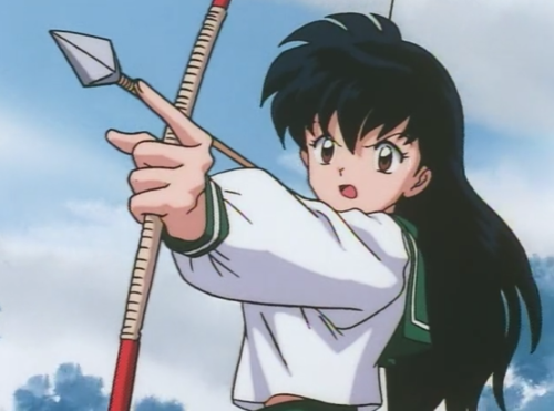 sailormoonblue: Kagome | Season 1 Inuyasha: Aren’t you scared? We’re in serious danger? 