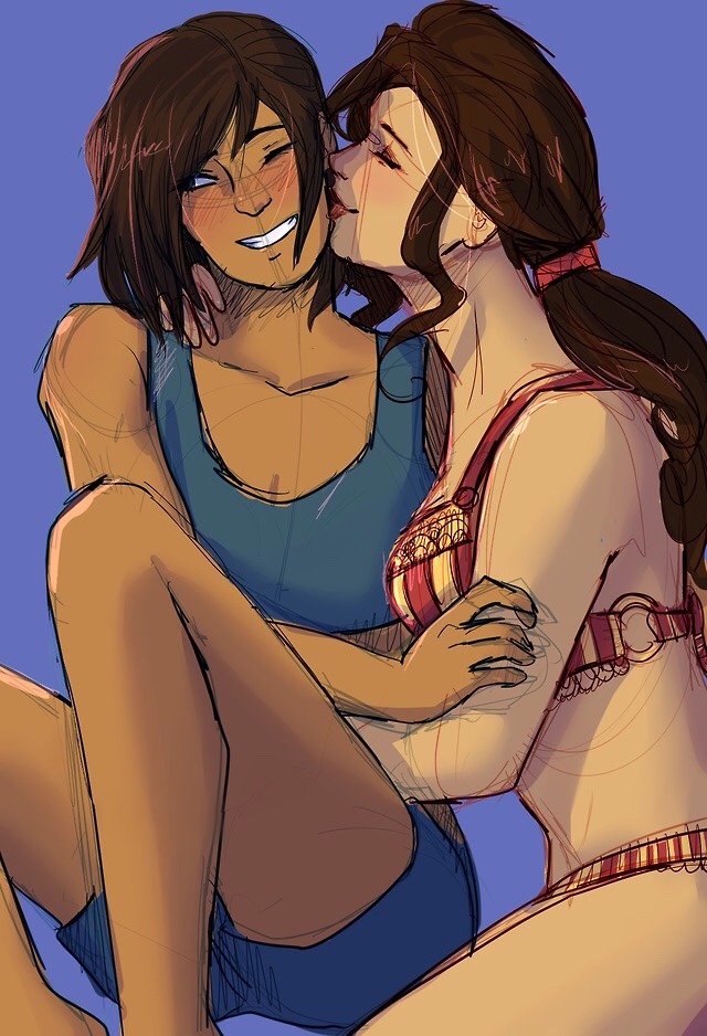 mkass0724:  Cute Korrasami  cuties~ &lt;3 &lt;3 &lt;3 &lt;3