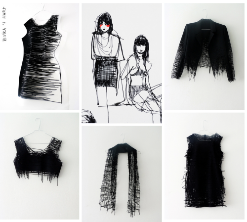 Wearable Drawings by Elvira’T Hart