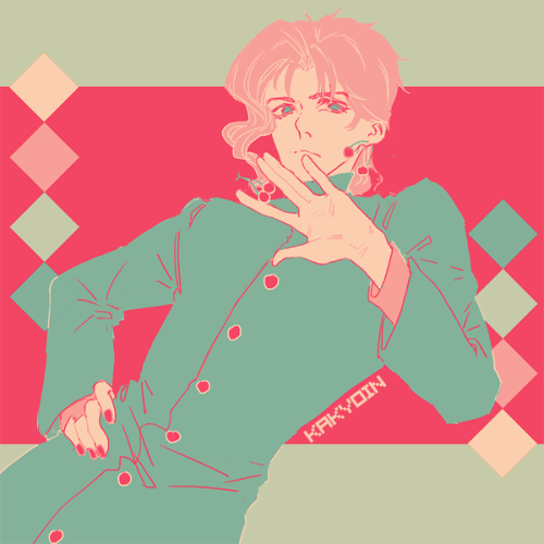 the color challenge!#12 Prosciutto#9 Jonathan#14 KakyoinI’m about to blind x_x