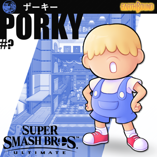 starmanjrblog: This is my interpretation of what could it be if Porky was a Smash DLC character, I h