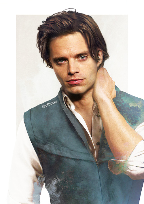 hymnofthevalkyries:angryschnauzer:marveluos:Sebastian Stan as Flynn Rider- edited by @ofbucky (Twitt