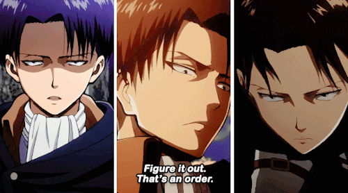 Levi Ackerman Gifset Request For @smol-ackerman