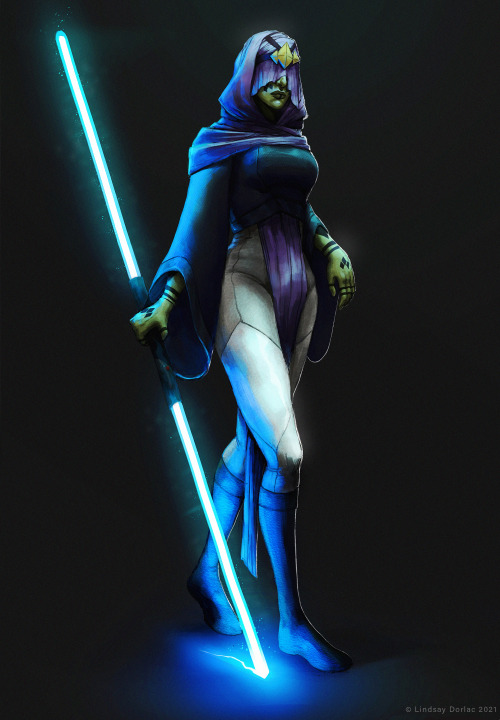 lindsaydorlac:Concept art for a Mirialan Jedi, just for fun!website | insta | twitter | commissions!