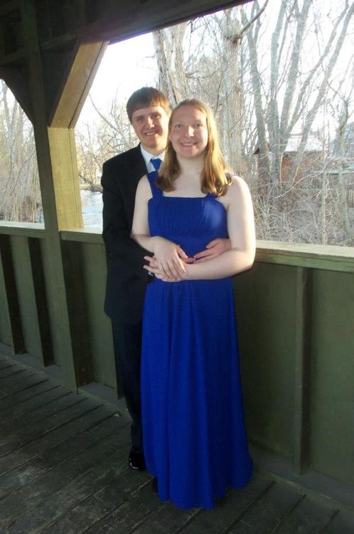 My brother’s third (and hopefully last) prom thing with his girlfriend, who’s now a senior. For those who might remember posts about this gal, this is her. Super nerd meets super nerd. It’s not pretty watching these two freak out about