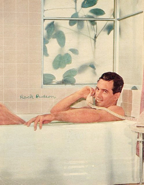 Porn Pics wehadfacesthen:  Rock Hudson publicity photo,