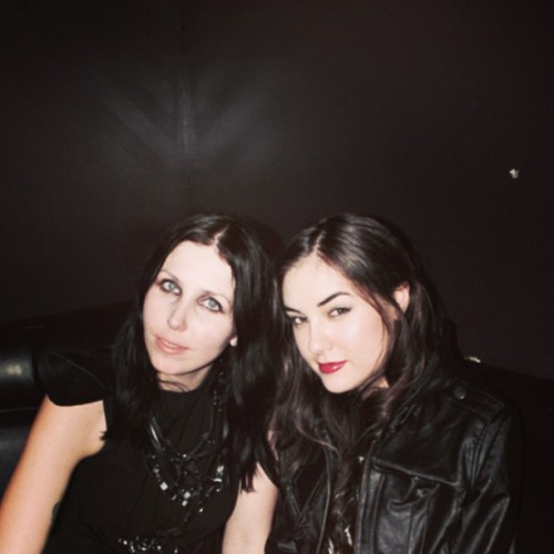 sashagreyart: pendu:  #tbt Backstage at the Echoplex, LA on 01/26/12 with Chelsea Wolfe (then on Pen