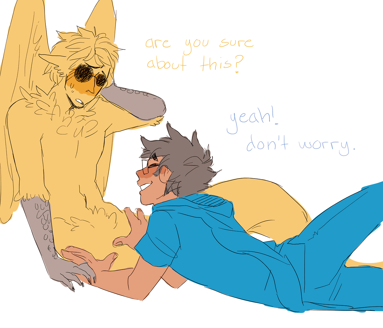 mashedpootato:   continued NSFW under the cut!!! a lil blowjob :^) EDIT: eyyy better/bigger
