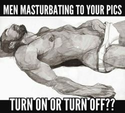 curtflirt509:  Ladies is it a turn on that some men right now are masturbating to your sexy pics… Yes or no??