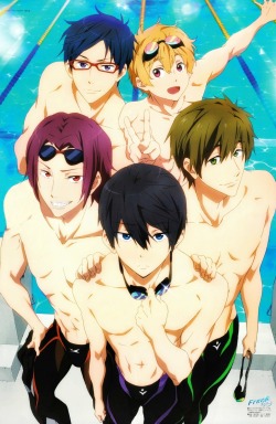 otomekuji:  Free! Eternal Summer from AnimediaJune 2014 