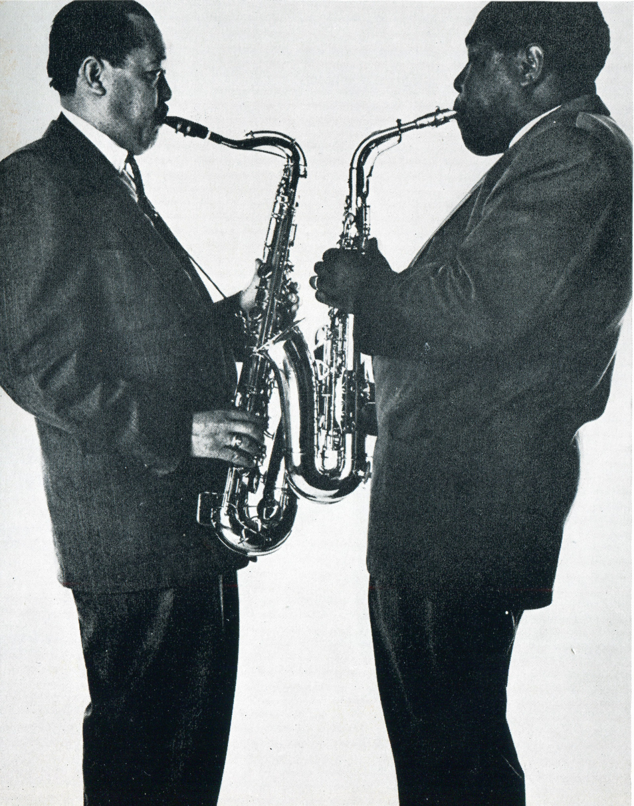 nedobeatnik:  The Pres and The Bird. Lester Young and Charlie Parker for Vogue by