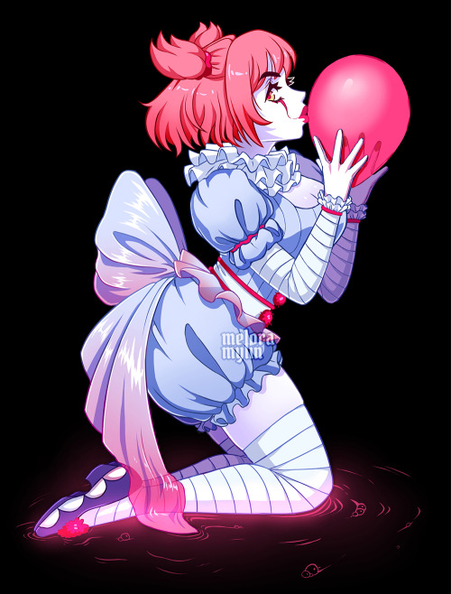 Bishoujo Pennywise is the design for my sticker club this month on patreon ❤twitter | instagram | pa