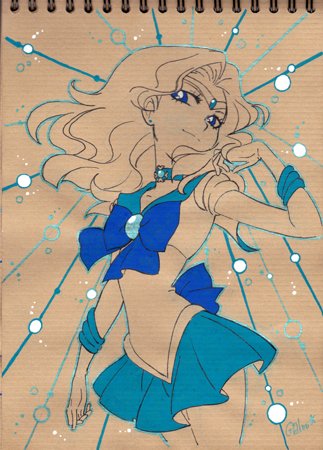 galoupop:  Got myself a new set of Poscas and some kraft paperpad. I couldn’t resist