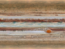 just–space:  Close-up of Jupiters clouds