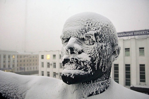 theleoisallinthemind:Yakutsk, Russia.May he stay forever frozen. Although theoretical anti-Leninism 