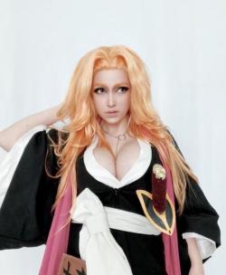 love-cosplaygirls:  [self] Chibi ChouChou as Rangiku Matsumoto