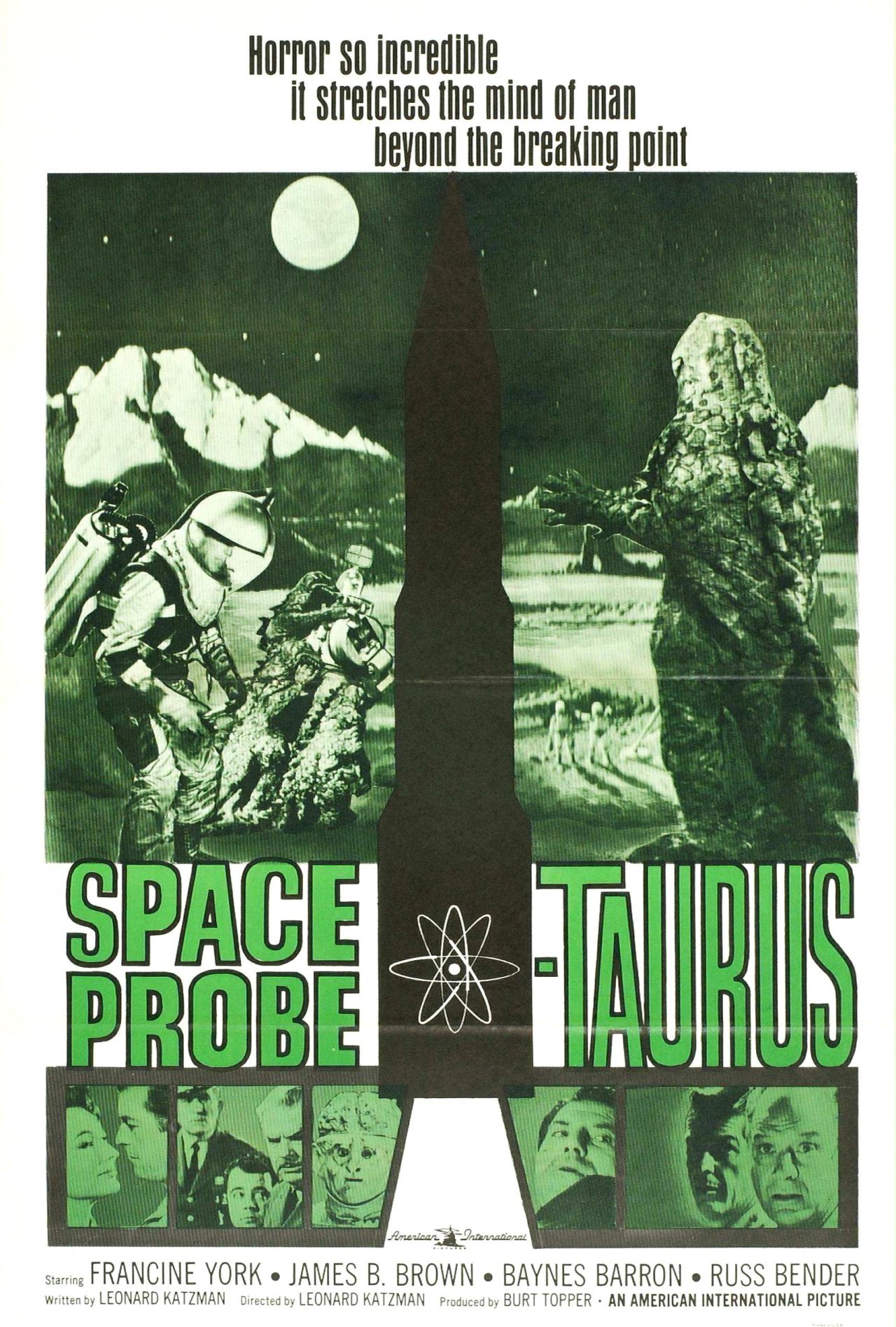 humanoidhistory:  Space Probe Taurus, aka Space Monster, aka First Woman Into Space