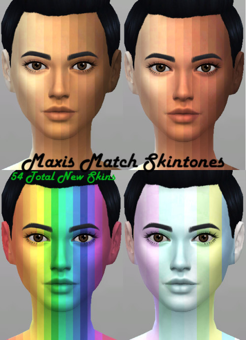 maxis match sims 4 cc skin overlay