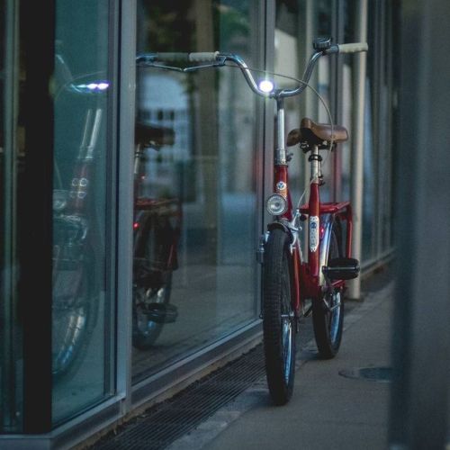 99up-blog: guee-intl:  perfect for your retro bike. INOX MINI + INOX MINI R ■ #guee #bicycle #retro 