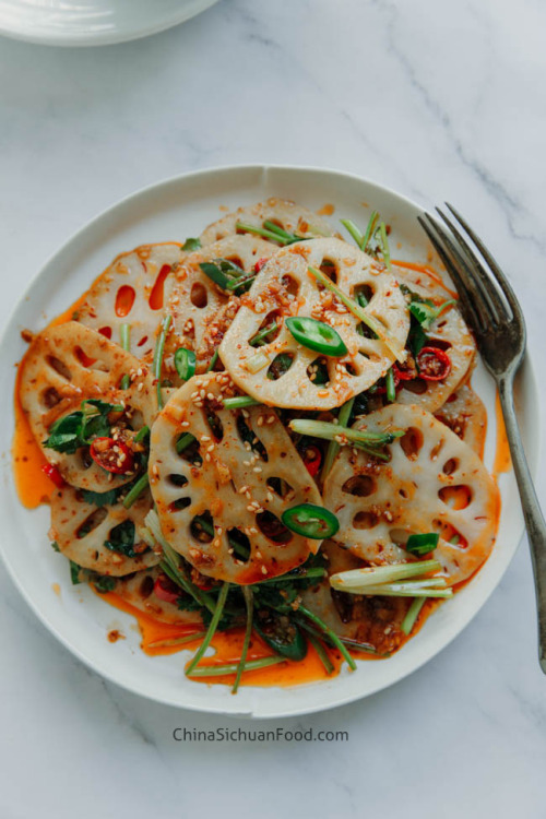 Hot and Sour Lotus Root Salad