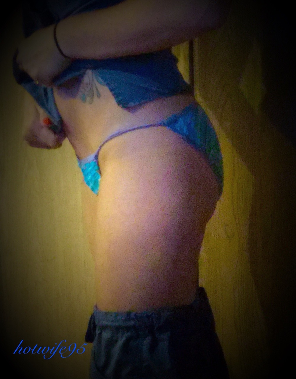 hotwife95:  Someone asked for panties! Happy Monday y'all! ðŸ’‹ 