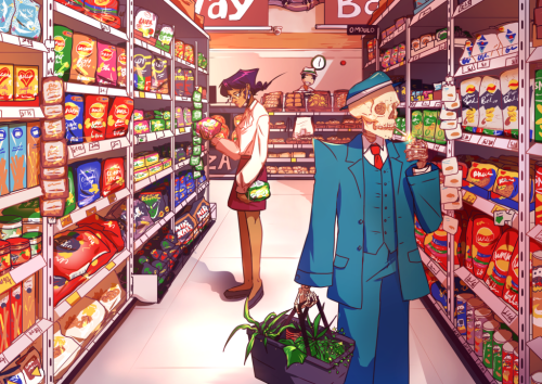 helen and barnaby go to the supermarket♡ patreon