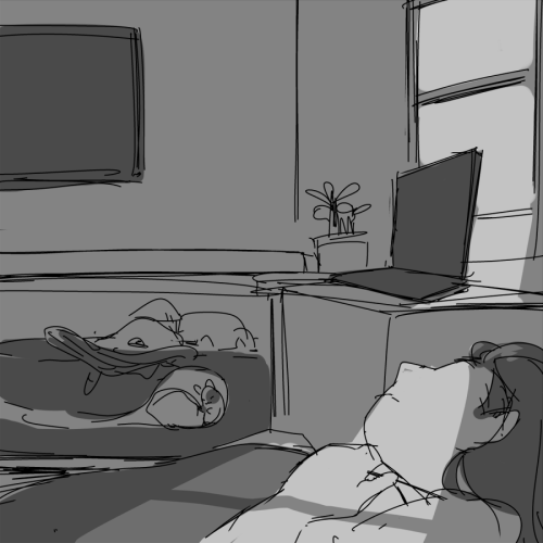 roommates au: and then there was one bed [prev]