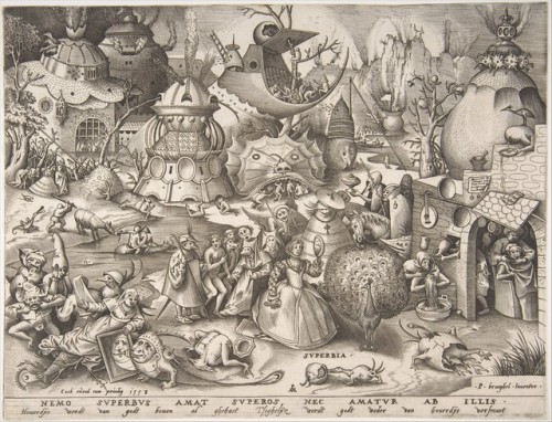 beautiful-belgium:Pieter van der Heyden after Pieter Bruegel the Elder - The Seven Deadly Sins (1558