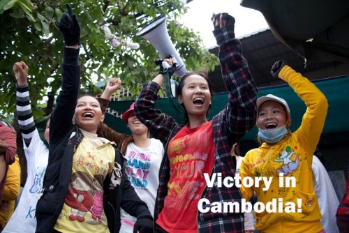 searchingforknowledge: determinatenegation: Cambodian garment workers end hunger strike after winnin