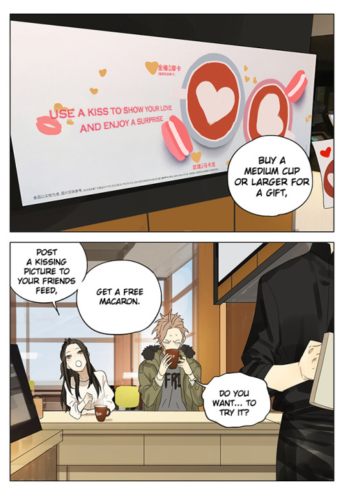 Mosspaca Advertising Department’ by @坛九 and @old先, translated by Yaoi-blcd. *any ads removed to avoid conflicts of interest, profit or gain. *untranslated or originally not tagged under MAD by authors. Our numbering system’s only for the strips