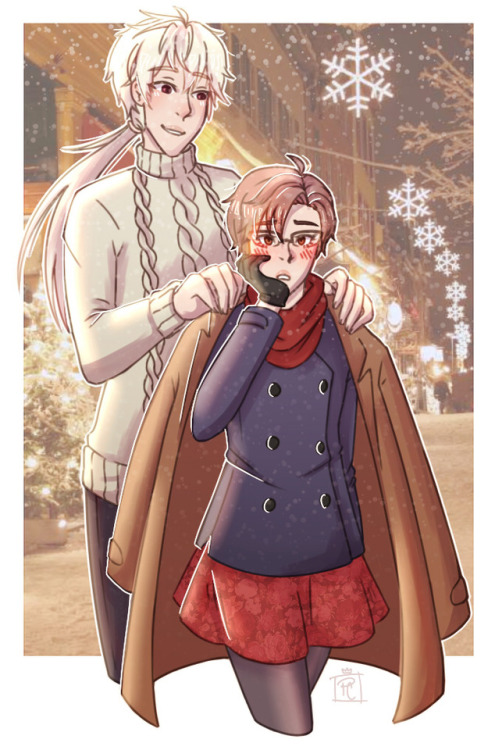 I did this for a secret santa in a mystic messenger aminothe person I got requested some Zen/Jaehee 