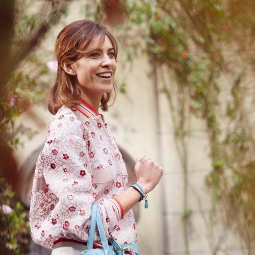 chungit-up:
“Alexa Chung behind the scenes for Longchamp Spring 2017 campaign
”