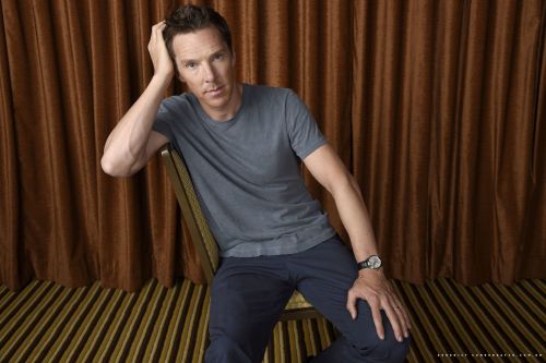 Gorgeous pictures of Benedict Cumberbatch posing at The Montage Hotel in Beverly Hills, California f