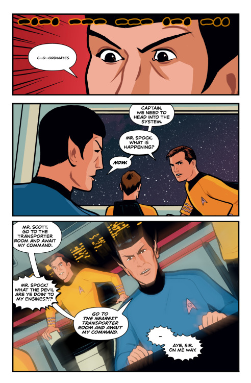 classictrek: Jordan Gibson  and myself made you this bootleg Star Trek comic to enjoy. Yes