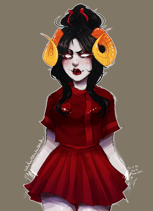 wwhitewwand:  i got a sudden urge to draw damara at 2am so i did