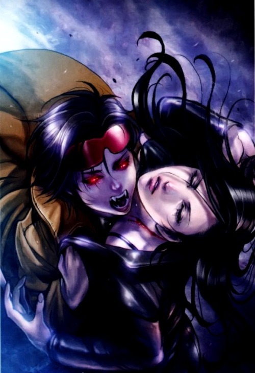 geekearth:  Jubilee and X-23… a vampire romance I can really get behind. 