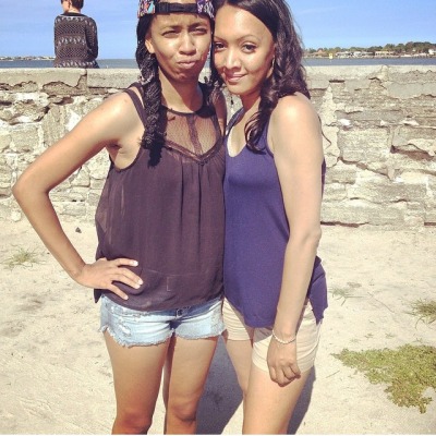 St. Augustine with my babygirl