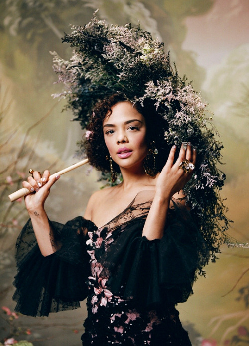 thorodinson:Tessa Thompson photographed by Autumn de Wilde for Rodarte FW18